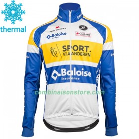 Maillot Cyclisme Hiver + Collant à Bretelles 2018 Sport Vlaanderen-Baloise N001